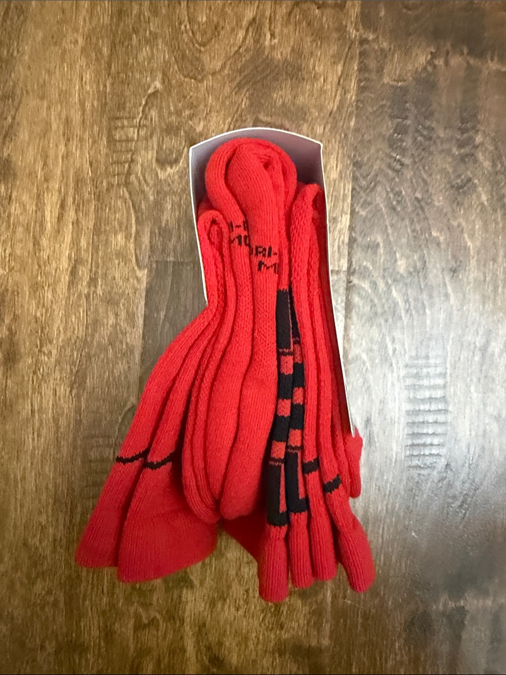 Nike Red and Black Elite Dri-FIT Crew Athletic Socks - Picture 5 of 14